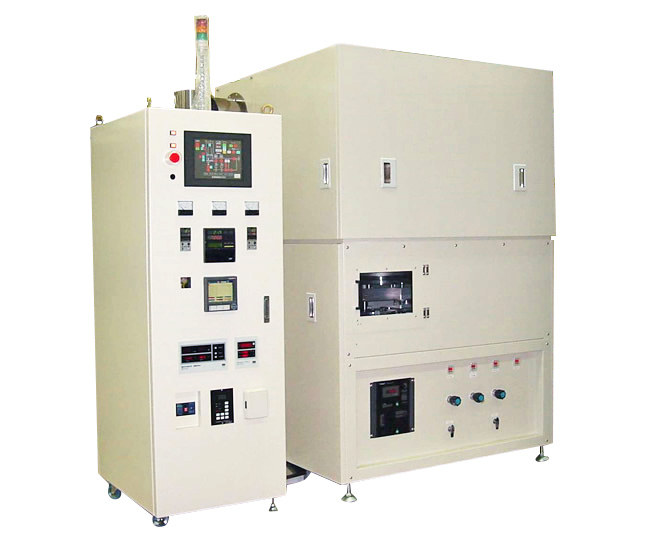 Vertical polyimide baking oven